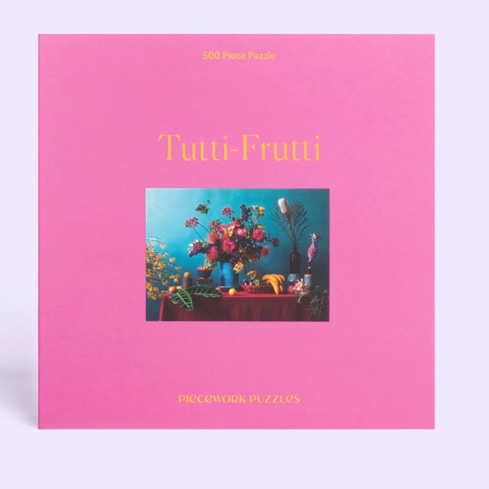 Piecework “tutti frutti” puzzle